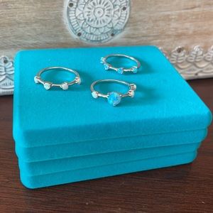 Sterling 3 Ring set